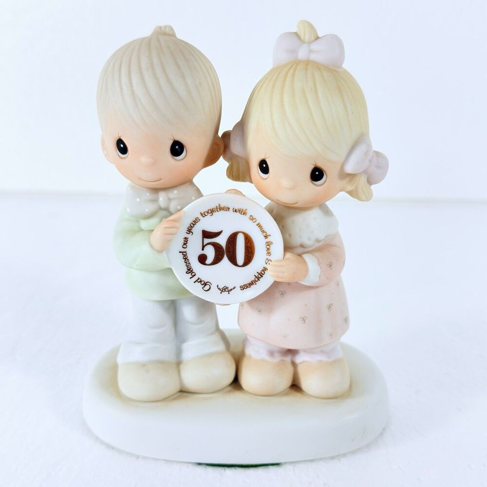 Vintage Precious Moments 50th Anniversary God Blessed Our Years Together 1983